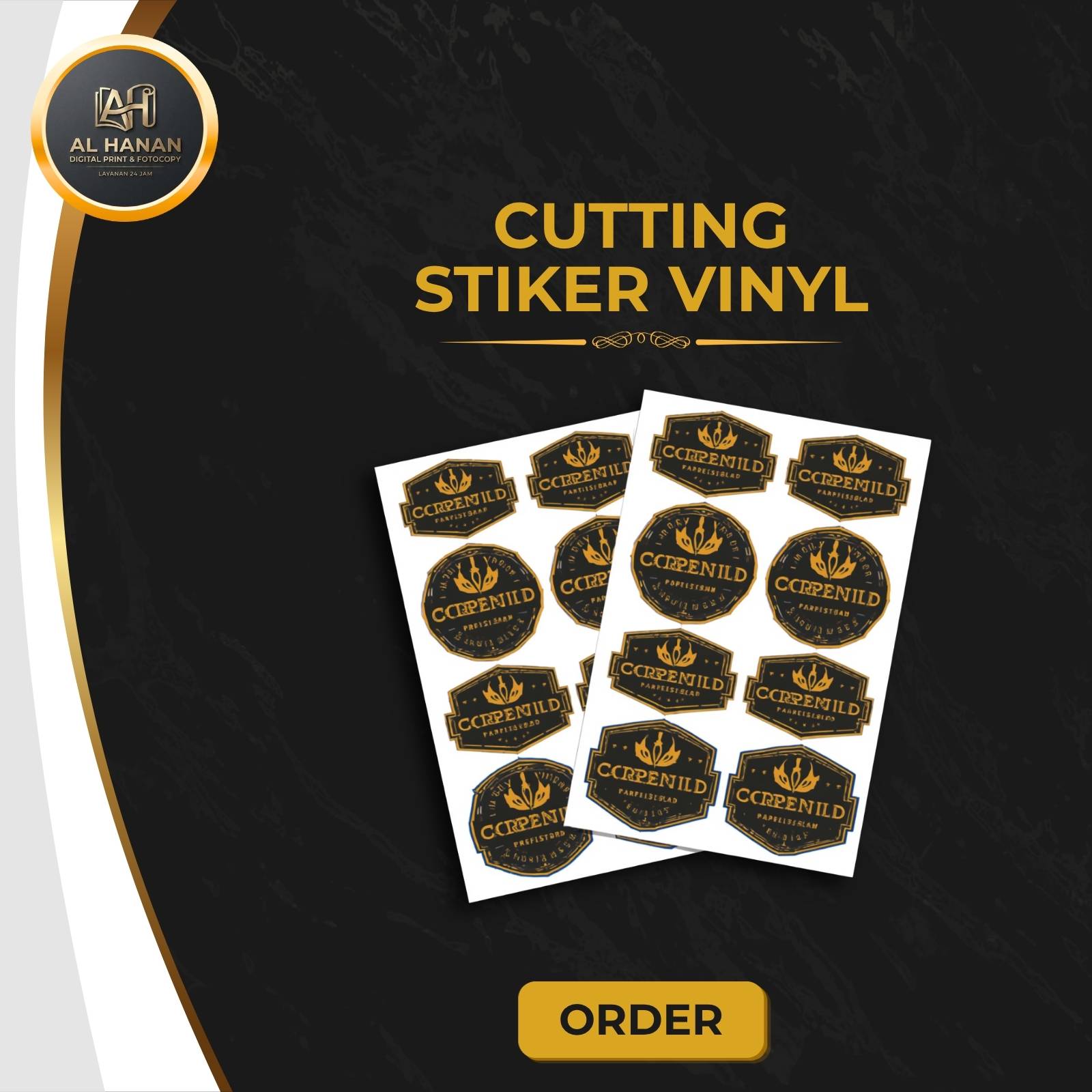 Jasa Printing Jakarta Murah dan Berkualitas Cutting Stiker Vinil