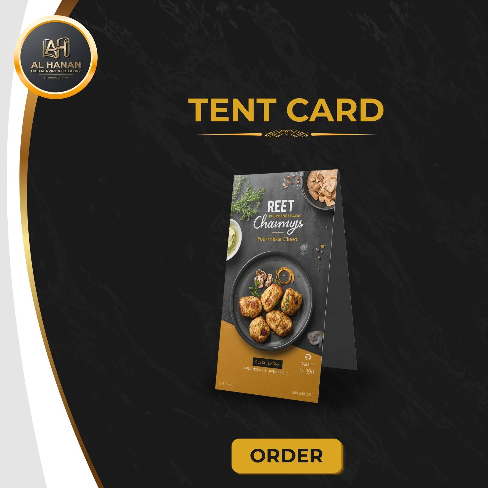 Jasa Printing Jakarta Murah dan Berkualitas Tent Card