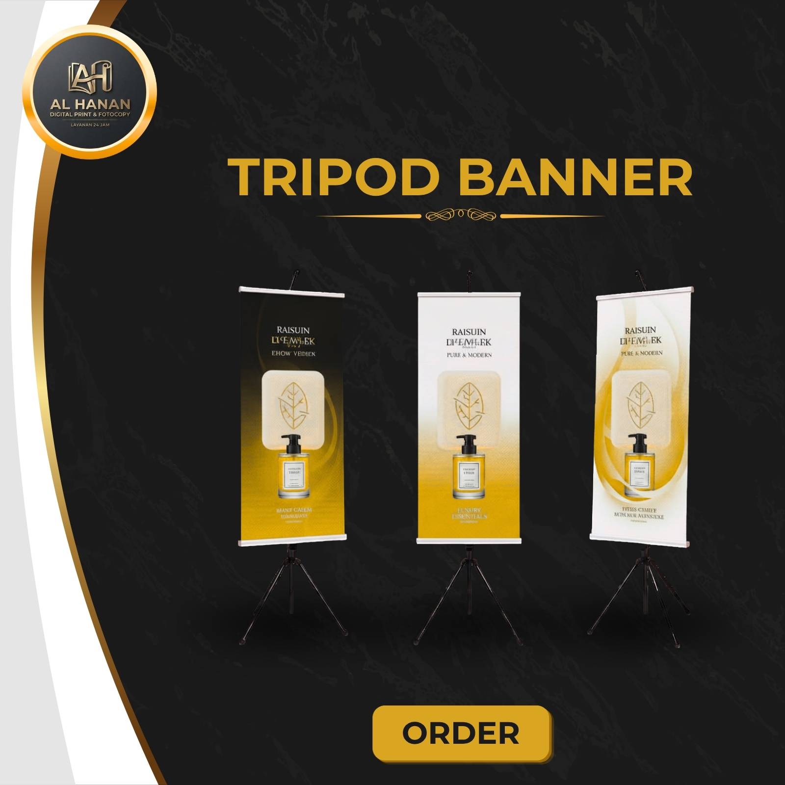 Jasa Printing Jakarta Murah dan Berkualitas Tripod Banner