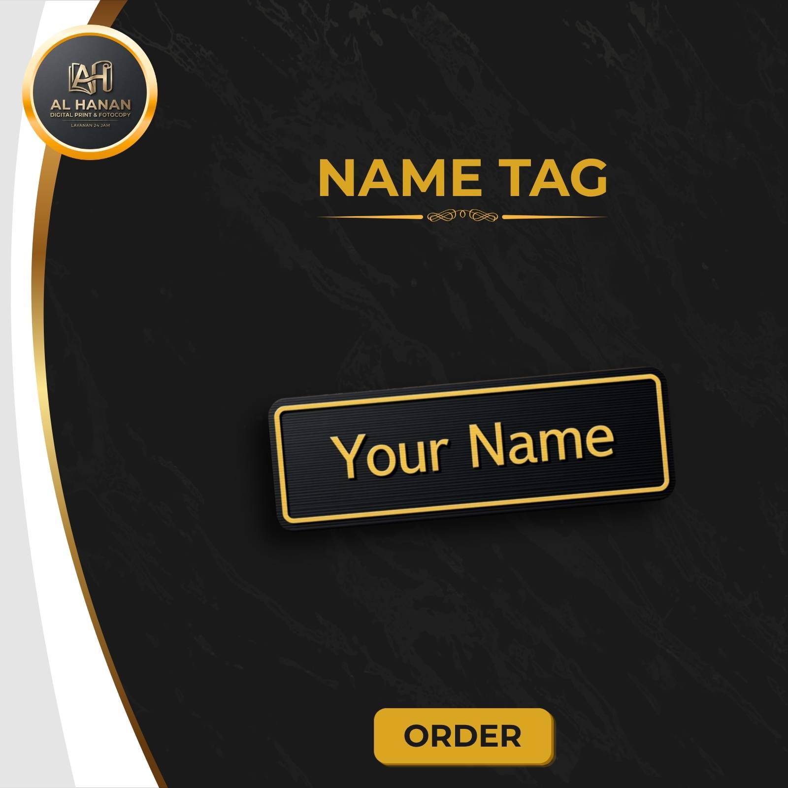 Jasa Printing Jakarta Murah dan Berkualitas Name Tag