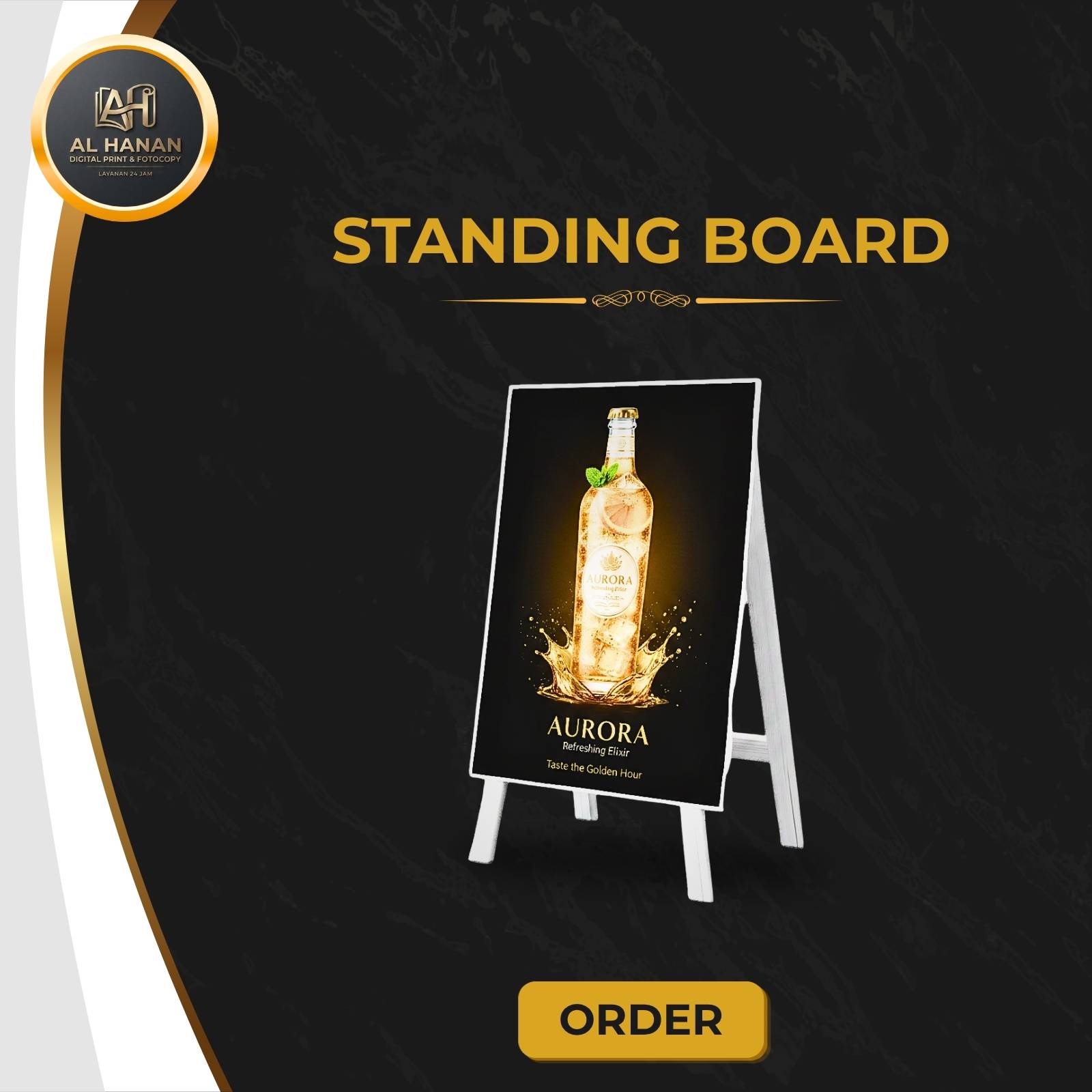 Jasa Printing Jakarta Murah dan Berkualitas Standing board