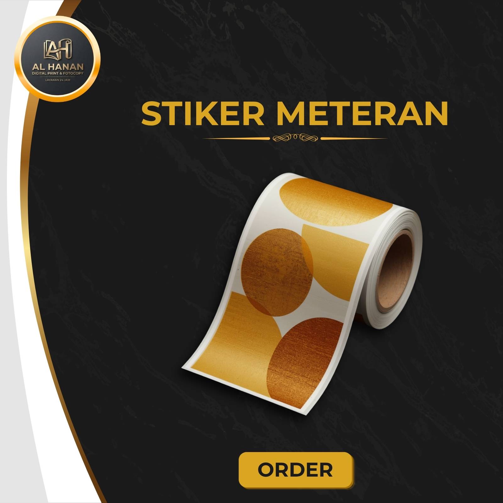 Jasa Printing Jakarta Murah dan Berkualitas Stiker Meteran